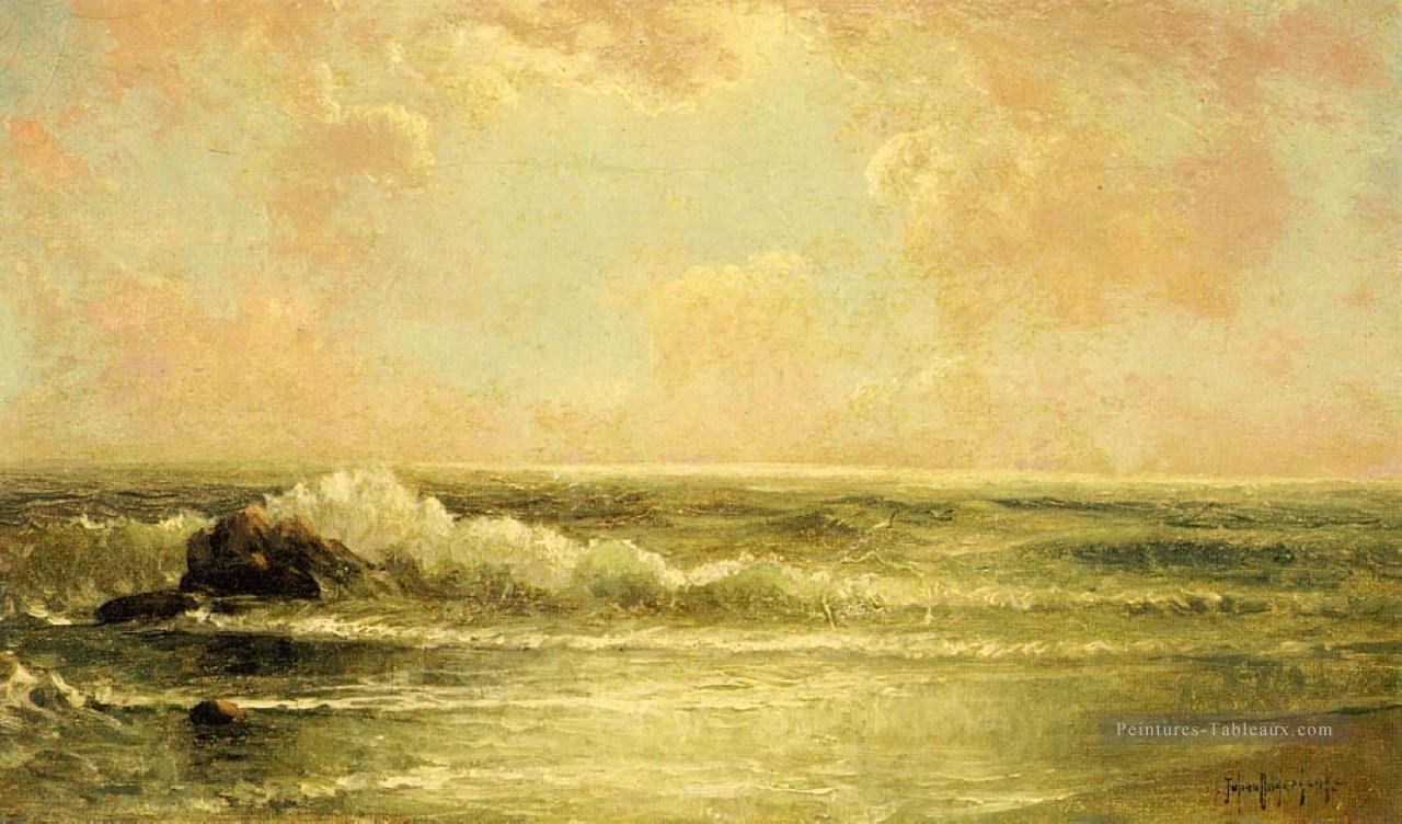 pins et nuages surplombants 1901 paysage marin résumé Peintures à l'huile